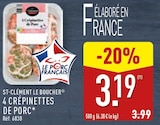 Promo 4 crépinettes de porc à 3,19 € dans le catalogue Aldi à Salles