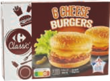 Cheeseburgers - CARREFOUR CLASSIC’ en promo chez Carrefour Soissons à 9,26 €