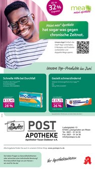 Voltaren im mea - meine apotheke Prospekt "Unsere Juni-Angebote" mit 4 Seiten (Mannheim)