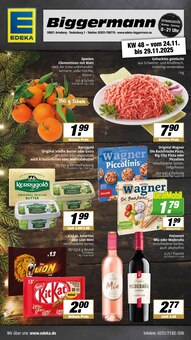 Aktueller EDEKA Prospekt "Aktuelle Angebote" Seite 1 von 18 Seiten für Arnsberg