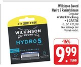 Hydro 5 Rasierklingen Regular Angebote von Wilkinson Sword bei E center Amberg für 9,99 €