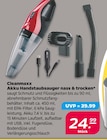 Akku Handstaubsauger nass & trocken Angebote von Cleanmaxx bei Netto mit dem Scottie Bautzen für 24,99 €