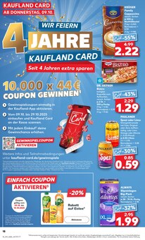 Cola im aktuellen Kaufland Prospekt (Wilhelmshaven) Cola im Kaufland Prospekt "Aktuelle Angebote" mit 63 Seiten (Wilhelmshaven)