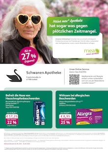 Arzneimittel im mea - meine apotheke Prospekt "Unsere April-Angebote" mit 4 Seiten (Krefeld)