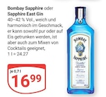 Aktuelle Spirituosen Angebote bei GLOBUS in Rostock Aktuelles Bombay Sapphire Angebot bei GLOBUS in Rostock ab 16,99 €