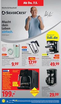 Kaffeevollautomat im Lidl Prospekt "LIDL LOHNT SICH" mit 69 Seiten (Bottrop)