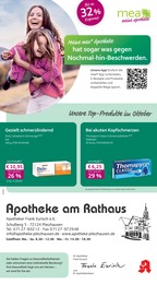 mea - meine apotheke Prospekt für Reutlingen mit 4 Seiten mea - meine apotheke Prospekt für Reutlingen: "Unsere Oktober-Angebote", 4 Seiten, 01.10.2025 - 31.10.2025