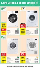 Promos Sèche-Linge dans le catalogue "PLACE AU GROS ÉLECTRO !" de Carrefour Sèche-Linge en promo dans le catalogue Carrefour à la page 7