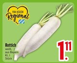 Rettich im Angebot bei EDEKA in Heidenheim Rettich Angebote von Von Herzen Regional bei EDEKA Heidenheim für 1,11 €