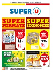 Prospectus Super U en cours, "Super formats, super économies",20 pages
