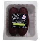 2 boudins noirs à l'ancienne CARREFOUR Le Marché en promo chez Carrefour Market 2 boudins noirs à l'ancienne CARREFOUR Le Marché dans le catalogue Carrefour Market