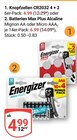 Aktuelles Knopfzellen CR2032 4 + 2 Angebot bei GLOBUS in Oberhausen ab 4,99 €