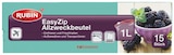 EasyZip Allzweckbeutel mit Gleitverschluss im Angebot bei Rossmann in Neuwied EasyZip Allzweckbeutel mit Gleitverschluss Angebote von Rubin bei Rossmann Neuwied für 1,11 €