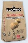 Sachet de 72 cubes allume feu - FLAMINO en promo chez Super U Thouars à 5,23 €