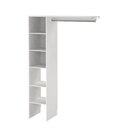 Kit dressing blanc Gabel” - H. 200 x L. 130 x P. 45 cm - Brico Dépôt à La Rochelle Kit dressing blanc Gabel” - H. 200 x L. 130 x P. 45 cm en promo chez Brico Dépôt La Rochelle à 49,90 €