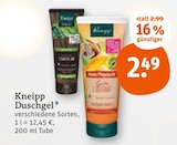 Duschgel Angebote von Kneipp bei tegut Ansbach für 2,49 €