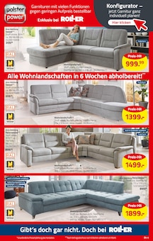 Sessel im ROLLER Prospekt "Spare bis zu 20% auf Möbel" mit 24 Seiten (Mönchengladbach)