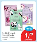 Sheet Maske von Selfie Project für 1,79 € bei budni im Angebot Sheet Maske von Selfie Project im aktuellen budni Prospekt