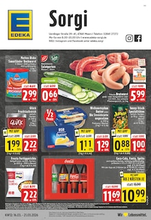 Aktueller EDEKA Prospekt "Aktuelle Angebote" für Moers Aktueller EDEKA Prospekt für Moers mit Seiten