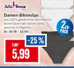 Damen-Bikinislips Angebote von Julia Brown bei Kaufhaus Stolz Stralsund für 5,99 €