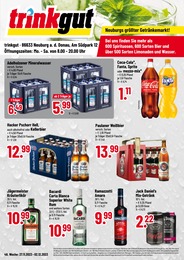 Trinkgut Prospekt für Königsmoos mit 4} Seiten Trinkgut Prospekt für Königsmoos: "Neuburgs größter Getränkemarkt!", 4 Seiten, 27.11.2023 - 02.12.2023