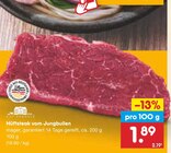 Aktuelles Hüftsteak vom Jungbullen Angebot bei Netto Marken-Discount in Darmstadt ab 1,89 €