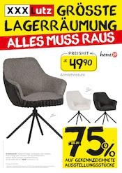 Aktueller XXXLutz Möbelhäuser Möbel & Einrichtung Prospekt in Plochingen und Umgebung, "GRÖSSTE LAGERRÄUMUNG" mit 8 Seiten, 24.11.2025 - 07.12.2025