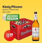 König Pilsener Angebote bei Getränke Hoffmann Euskirchen für 11,99 €