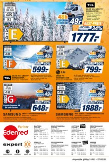 Fernseher im expert Prospekt "Bestpreis für Berlin" mit 6 Seiten (Berlin)