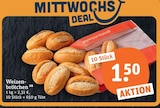 Aktuelles Weizenbrötchen Angebot bei tegut in Wiesbaden ab 1,50 €