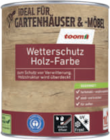 Wetterschutz-Holzfarbe von toom im aktuellen toom Baumarkt Prospekt für 12,99 €