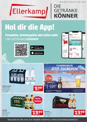 Aktueller Getränke Ellerkamp Prospekt mit Bier, "DIE GETRÄNKEKÖNNER", Seite 1