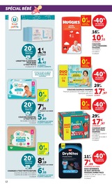 Promos Couches dans le catalogue "Super U" de Super U Couches en promo dans le catalogue Super U à la page 12