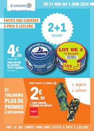 Prospectus Supermarchés de E.Leclerc à Saint-Capraise-de-Lalinde: "Faites vos courses à prix E. Leclerc", 80 pages, 21/05/2024 - 01/06/2024
