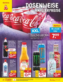 Energydrink im aktuellen Netto Marken-Discount Prospekt (Ratingen) Energydrink im Netto Marken-Discount Prospekt "Aktuelle Angebote" mit 57 Seiten (Ratingen)