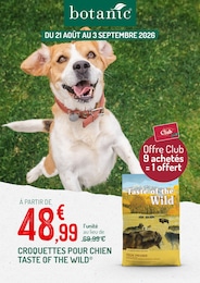 Prix et réduction Croquettes Chien dans le prospectus Botanic en cours Offre Croquettes Chien dans le catalogue Botanic du moment à la page 1