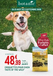 Promos Croquettes Chien dans le catalogue "botanic" de Botanic Croquettes Chien en promo dans le catalogue Botanic à la page 1