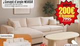 Canapé d'angle NEVEDA - Maxi Bazar à Carpentras Canapé d'angle NEVEDA en promo chez Maxi Bazar Carpentras à 799,99 €