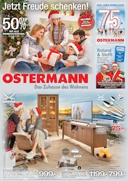 Ostermann Prospekt für Leverkusen mit 12 Seiten Ostermann Prospekt für Leverkusen: "75 Jahre OSTERMANN - Wir feiern mit den besten Marken", 12 Seiten, 30.11.2024 - 20.12.2024