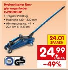 Hydraulischer Rangierwagenheber CJ2000HP im Angebot bei Netto Marken-Discount in Göppingen Hydraulischer Rangierwagenheber CJ2000HP Angebote bei Netto Marken-Discount Göppingen für 24,99 €