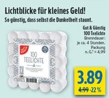 100 Teelichte im Angebot bei diska in Dresden 100 Teelichte Angebote von Gut & Günstig bei diska Dresden für 3,89 €
