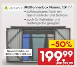Mülltonnenbox Namur im Angebot bei Netto Marken-Discount in Rheine Mülltonnenbox Namur Angebote von Juskys bei Netto Marken-Discount Rheine für 199,99 €