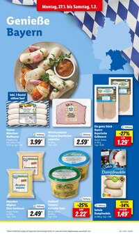 Weißwurst im Lidl Prospekt "LIDL LOHNT SICH" mit 59 Seiten (Ingolstadt)