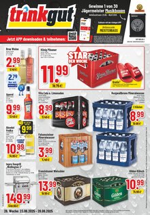 Cola im aktuellen Trinkgut Prospekt (Langenfeld (Rheinland)) Cola im Trinkgut Prospekt "Aktuelle Angebote" mit 6 Seiten (Langenfeld (Rheinland))