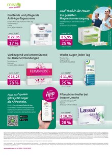 mea - meine apotheke München Prospekt der aktuellen Woche, gültig von 01.05.2023 bis 31.05.2023 Aktueller mea - meine apotheke München Prospekt "Unsere Mai-Angebote" mit 4 Seiten