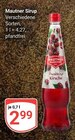 Aktuelles Fruchtiger Kirsch Sirup Angebot bei GLOBUS in Mannheim ab 2,99 €