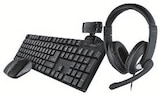 Ensemble de bureau 4 en 1 pour télétravailler - TRUST en promo chez Hyper U La Rochelle à 14,99 €