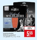 Kodiak Wildlachs Geräuchert Angebote von Friedrichs bei Marktkauf Hanau für 5,55 €