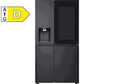 GSXE90EVDD mit Craft Ice, InstaView Door-in-Door®, Side-by-Side (628 l, D, 1790 mm hoch, Essence Matte Black) Angebote von LG bei MediaMarkt Saturn Singen für 1.777,00 €