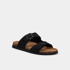 Sandales à boucles noir homme dans le catalogue La Halle
